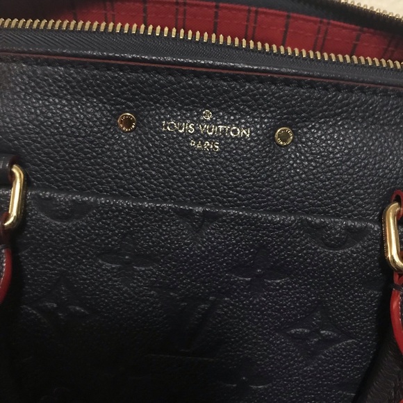 💙Speedy Bandouliere 25 Empreinte Marine Rouge 💙 - Picture 5 of 8